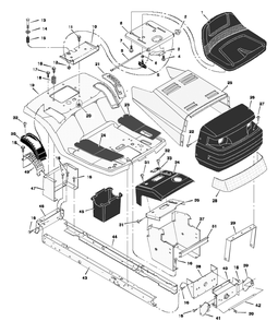 Part Location Diagram of 93007E717 Murray DISCONTINUED